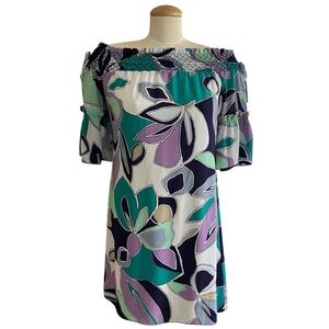 Laundry By Shelli Segal Los Angeles Gorgeous Colourful Dress Size 8